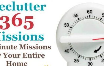 365 Days Declutter Mission: 15 Minutes of Decluttering Everyday