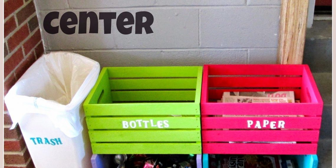Create a Home Recycling Centre to Make it Easy to Go Green