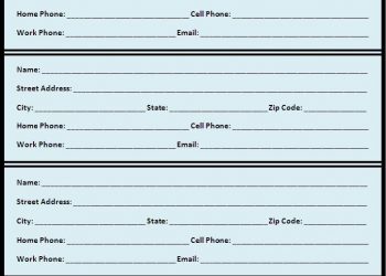 Free Printable Address Book Pages: Get Your Contact Information Organized
