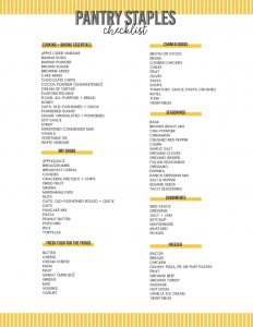 Free Printable Pantry List: Keep an Inventory &amp; Stay Organized ...