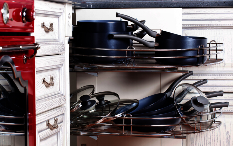 Organizing Pots And Pans Ideas and Solutions