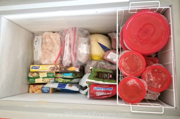 Chest Freezer Organizer Ideas And Solutions HouseAffection   Organizing A Chest Freezer 1 750x499 