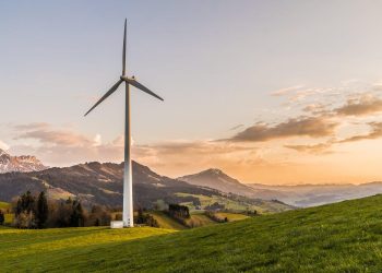 Free White Windmill Stock Photo